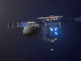 Межпланетный аппарат взял первый образец астероидного вещества